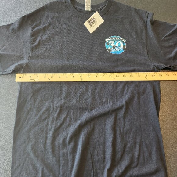 Daytona Beach 2022 30th Biketoberfest T-Shirt Florida Logo Cotton Medium NWT NEW - Picture 8 of 9